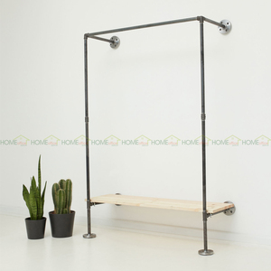 Perchero de Acero Inoxidable de un Solo Nivel para Ropa, Organizador de Armario GQA68026 120x30x180cm - Product Image 3