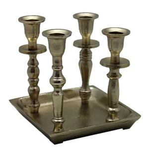 Fabriqué à la main Vintage Antique Aluminium décor à la maison décoration de Table bougeoir de noël bougeoir mariage cadeau décoratif - Product Image 6