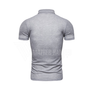 เสื้อยืดโปโลสำหรับผู้ชายเสื้อโปโลผ้าคอตตอนแห้งเร็วระบายอากาศได้ดีผ้า100% สำหรับทุกเพศ - Product Image 3