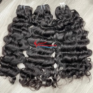 Top vapor birmano rizado 100% extensiones de cabello vietnamita crudo de buena calidad cabello humano vietnamita con precio de fábrica - Product Image 1