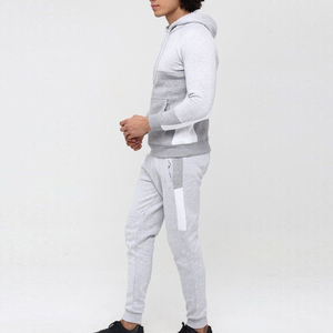 Customized Logo 100% Cotton Streetwear Men's Winter Tracksuit-Crew Neck Drawstring Closure Breathable & Eco-Friendly Lightweight - Product Image 2