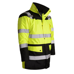 Reflective Winter Wear Hi Vis <b>Jackets</b> Men Quick Dry Water Proof Custom Design High Visibility Safety Workwear Construction OEM - Product Image 2