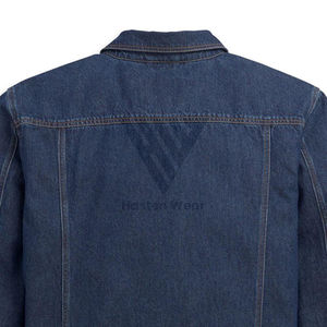 Chaqueta vaquera lavada Vintage para hombre, ajuste personalizado, relleno de algodón, tela transpirable, venta al por mayor de fábrica, ropa de abrigo de invierno con estilo Oem Odm - Product Image 5