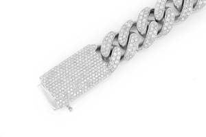 Miami <b>Cuban</b> <b>Link</b> <b>Bracelet</b> Real Diamond Iced Out <b>Link</b> Chain <b>Cuban</b> <b>Bracelet</b> for <b>Men</b> High Grade Fashion <b>Bracelet</b> <b>Mens</b> Jewelry - Product Image 5
