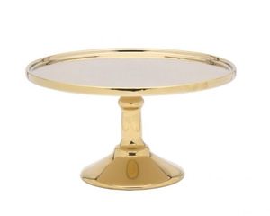 Creative Style Tea Party <b>Cupcake</b> <b>Stand</b> Gold Polished Rounded Top Cake <b>Stands</b> With Best Material Serving Platter in Gift Box - Product Image 1