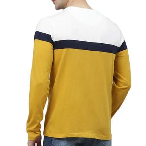 2025 Nueva venta al por mayor de camisetas deportivas de manga larga de secado rápido para hombres Camiseta 100% de algodón para hombres camisetas de manga larga estampadas de ajuste suelto - Product Image 2