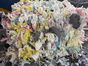 บล็อกเศษโฟม EPS รีไซเคิลและทำความสะอาด - Product Image 2