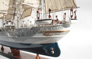 Gia Nhien Manufacturer Approve Custom Design Low MOQ CHRISTIAN RADICH <b>WOODEN</b> <b>MODEL</b> TALL SHIP with HIGH QUALITY - Product Image 5