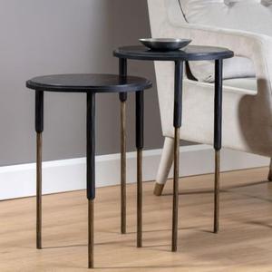 <b>Rustic</b> Farmhouse Style Metal Coffee <b>Side</b> <b>Table</b> with a Distressed Finished and Sturdy Construction for Homes - Product Image 4