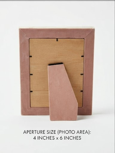 Rectangular Wood Photo <b>Frame</b> Vertical Classic Leaf Pattern Tabletop Display With Resin Work - Product Image 6