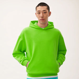 Sudadera con capucha de gran tamaño para hombre, sudadera de algodón, ropa de calle de peso pesado, Top con capucha de manga larga informal a la moda - Product Image 1