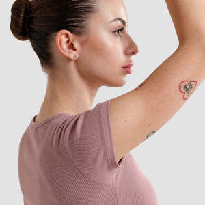 GAI Balance <b>Top</b> in Dusty Pink Breathable Feature - Product Image 5