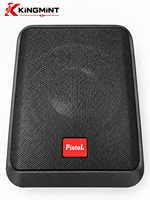 Subwoofer de voiture sous siège de 8 pouces, montage fin et peu profond, 100W RMS, 200W de crête, 4 ohms, 89dB, amplificateur intégré pour l'audio de voiture