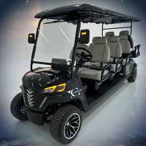 Cheap advanced electric 6 and 8 seater <b>golf</b> cart modern dashboard premium seats efficient power system for resort use - Product Image 6