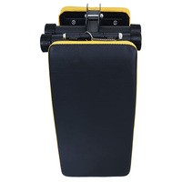 Presse d'établi plate compacte et portable réglable pliable en acier et en métal avec logo personnalisé en plastique pour l'entraînement de musculation à domicile