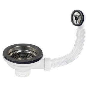 Drain universel en acier inoxydable de haute qualité pour la cuisine et la salle de bain Installation et nettoyage faciles - Product Image 1