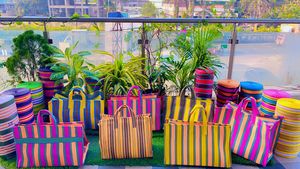 ถุงช้อปปิ้งไนลอนรีไซเคิลพลาสติกเป็นมิตรกับสิ่งแวดล้อมถุงช้อปปิ้งขนาดใหญ่แบบยั่งยืนทำจากโพลีโพรพิลีนจำนวนมากในอินเดีย - Product Image 2