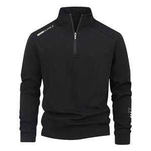 Sudaderas con Cierre y Bordado para Hombre, Tallas Grandes 5XL 6XL 7XL, Casuales, Holgadas, Cuello Alto, 100% Algodón, Felpa, Resistentes al Viento y Transpirables - Product Image 4