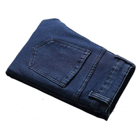 Celana Jeans Denim Pria Kualitas Terbaik untuk Musim Panas, Kancing Depan, Bernapas, Ringan, Gaya Kasual, Dapat Disesuaikan, MOQ Rendah 2 Buah
