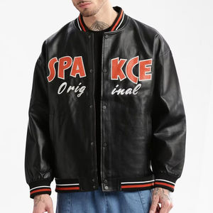 Chaqueta de cuero para motocicleta de Color personalizado de peso pesado 2025, diseño único, último precio, chaqueta de cuero para montar para hombre - Product Image 1