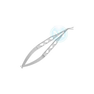 Ciseaux corneoscléraux à lames moyennes pour droitiers, pour procédures chirurgicales ophtalmiques, ciseaux corneoscléraux pour droitiers - Product Image 3