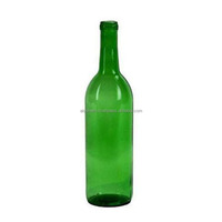 Alta calidad personalizada por el fabricante botella de vidrio Precio de Venta caliente botellas de vino de vidrio mejor precio de la India