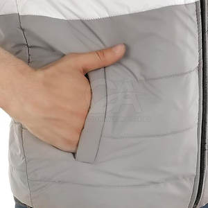 Chaleco acolchado para hombre personalizado con etiqueta privada ajustada, chaleco acolchado con cremallera completa recién llegado para hombre - Product Image 5