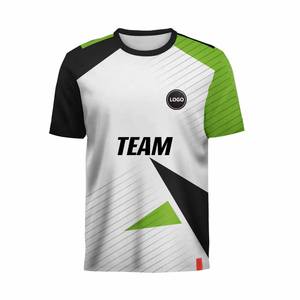 Camisetas de fútbol personalizadas con nombre del equipo, número, logotipo, manga corta y cuello redondo - Product Image 1