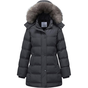 Chaquetas acolchadas de invierno con logotipo personalizado para hombre, chaqueta acolchada larga informal cálida de algodón sólido brillante de talla grande - Product Image 1