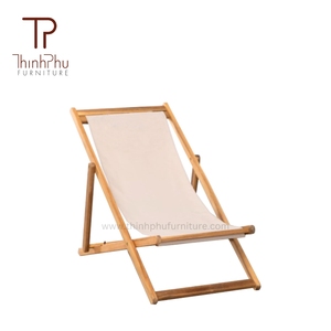 Best Seller Acacia Wood Portable Deck <b>Chair</b> Contemporary Design for Beach Park Hotel Villa for Bedroom Courtyard-<b>UK</b> US Market - Product Image 5