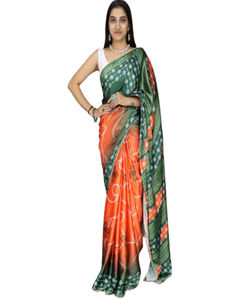 Nuevo Sari de seda Kanchipuram Kurta Kurtis para mujeres en India - Product Image 1