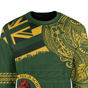 เสื้อสเวตเตอร์ฮาวายแขนยาวสำหรับผู้ชายเสื้อสเวตเตอร์ฮาวายออกแบบได้ตามต้องการฤดูใบไม้ร่วง - Product Image 3