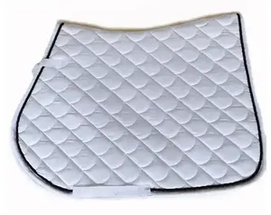Horse Saddle Pad Último colorido Premium Fabric Jumping | Productos de caballo personalizados Almohadillas de sillín ecuestre Manta de sillín - Product Image 4