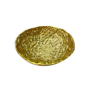 Bandeja de servicio decorativa de aluminio de Color dorado antiguo con patas elegantes para boda, hogar, restaurante y Hotel - Product Image 4