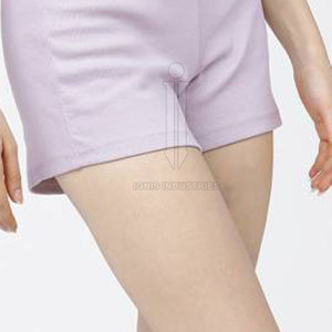 Pantalones cortos de mujer 2024, venta al por mayor, pantalones cortos de algodón de verano con logotipo personalizado para mujer - Product Image 6