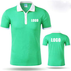 Camisetas Polo de golf con bordado liso de algodón en blanco de dos tonos para hombre de manga corta con diseño de logotipo personalizado - Product Image 1