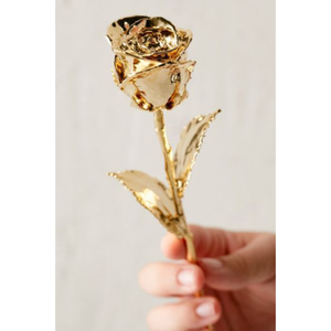 Marvelous Design 24k Gold Rose Made of Metal 24k Gold Rose Living Room Decor Rose Gold Perfect for Gifting in Lowest Price - Product Image 2