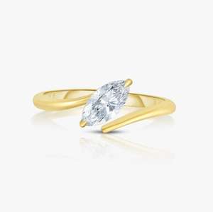 Anillo de Diamantes de Laboratorio de 2.81ct, Joyería de Moda para Compromiso y Boda, Anillo de Diamantes de Oro Amarillo de 10k/14k/18k para Mujer - Product Image 3