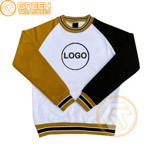 Sudadera de lana de algodón Alfa de alta calidad bordada Phi Fraternity Sorority diseño transpirable pulóver cultivo personalizado hombres - Product Image 5