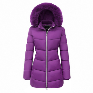 Chaquetas tejidas con capucha de alta calidad superventas para mujer, diseño alto, calidad premium, nueva llegada, marca personalizada OEM disponible - Product Image 2