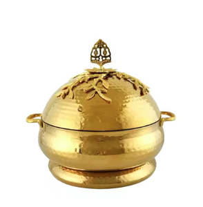 Hot Pots en acier inoxydable Table Ware & Food Servir Casseroles de stockage des aliments Ustensiles de cuisine Fourniture Motif attrayant Décor de table - Product Image 3