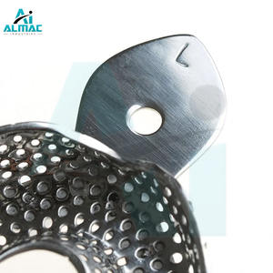 Bandejas de impresión dental con logotipo personalizado de ALMAC, instrumentos quirúrgicos de acero inoxidable superior e inferior, fuente de alimentación manual - Product Image 3