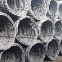 Fil de fer laminé à chaud à faible teneur en carbone (MS) en bobine ASTM 5,5 mm 6,5 mm pour le tréfilage, la fabrication de cordes et de clous (matière première)
