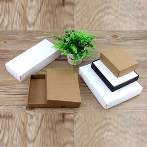Grande boîte cadeau en kraft marron, boîte cadeau de mariage noir violet grandes boîtes d'emballage cadeau de Noël prix de gros - Product Image 3
