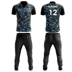 New Style Men's Sportswear Cricket Uniform Comfortable Your Own Logo Breathable Quick Dry 100% Polyester - Product Image 6