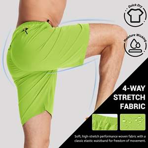 Pantalones cortos informales de algodón 100% para hombre con cintura elástica para una máxima comodidad, perfectos para el uso diario, disponibles en varios colores - Product Image 4