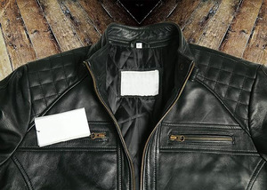 Fabricación profesional BoomletCorp Chaqueta de invierno de alta calidad para hombre Transpirable Secado rápido Estilo de motorista con capucha Lona de piel de vaca - Product Image 5
