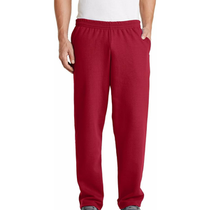 กางเกงวอร์มเอวกลางของผู้ชายผ้าฟลีซแห้งเร็วสีพื้นมีกระเป๋าระบายอากาศ - Product Image 5