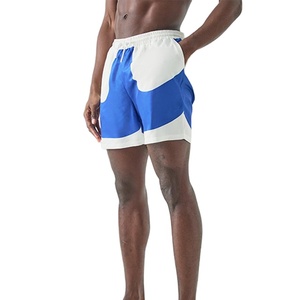 Shorts de bain pour hommes personnalisés, vente en gros, design à panneaux, taille élastique, vêtements de plage, mode, respirant, coupe ajustée, léger - Product Image 1