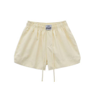 Short d'été brodé imprimé du Vietnam personnalisé Oxford rayures pastel tissu en coton respirant streetwear unisexe logo personnalisé - Product Image 4